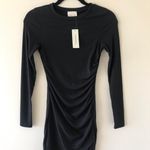 Harper Heritage Francesca’s  Ribbed Long Sleeved Ruched Dress, NWT Photo 2