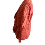A New Day Women's Orange Linen Long Sleeve Blazer - Size Medium - NWT Photo 7
