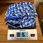 Dolfin  One Piece Swimsuit NO Size Blue Black Geometric Lined Approx XS Racerback Photo 9