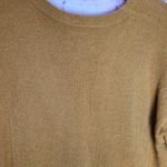 Anthropologie BY  JOY FRINGED V NECK SWEATER MUSTARD YELLOW WOOL ALPACA L Photo 6
