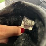 UGG Y2K style  slip on mules black leather women’s size 7 lined casual Photo 7