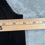 Old Navy Velvet Cami Top Black Lace Trim Ribbon Y2K Lingerie Tank Top Vintage Photo 9