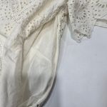 Tularosa  Kassie Mini Dress in White Lace Small Photo 9