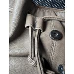 American Eagle Backpack Purse Brown Vinyl Drawstring Pockets Casual School Photo 6