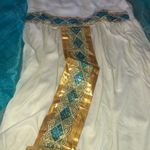 Halloween cleopatra costume Women’s Medium 8-10 5 Pc. New Photo 8