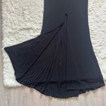 Nookie x REVOLVE Dress Illegal Halter Gown Front Slit in Black Sz L NWT New Photo 6