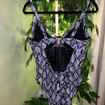 City Chic NWT Greta One Piece Swimsuit in Snake Print size XS (size 14) Photo 5