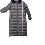 Lands' End 80 Down Long Maxi Puffer Coat Large Gray Photo 7