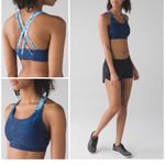Lululemon  Energy Bra H2O in Deep Sea sports‎ Bra Top Size Small Photo 7