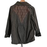 Anthropologie Hei Hei Camouflaged Lace Anorak Jacket Coat size L Photo 4