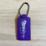 Coach Keychain  Limited Edition Bag Charm Logo Gold Chain Hawaii Stamp Large Size Photo 2