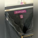 Gloria Vanderbilt  Chic Classic Black Wash Full Length Denim StraightLeg Jeans 14 Photo 14