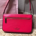 Kate Spade  Hot Pink Leather Wristlet Shoulder Bag NWT Photo 1