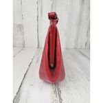 Solid Red Mini Clasped Handbag Women's Small Purse Photo 3