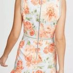 Alice + Olivia  Kieran Posey Garden Dusty Orchid Floral Dress With Ruffle Photo 1