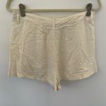 Ban Jara NWOT  Linen Blend Pleated High Waist Shorts size large Photo 5