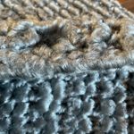 Vintage Chunky Chenille Knit Coat/Cardigan – Gray Paris European Sweater Size M Photo 11