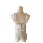 For Love & Lemons  - White and Pink Lace Bra Bustier Sz 34 B Photo 3