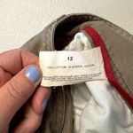 Gloria Vanderbilt VTG  Maxi Skirt Brown Khaki 100% Cotton Women's Size 12 Cargo Photo 5