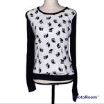 Sweet Rain  small owl print long sleeve blouse Photo 8