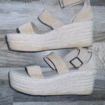 Coconuts by Matisse Soire Beige Strappy Espadrilles Platform Sandals size 9.5 Photo 3