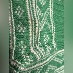 American Eagle  Green Fair Isle Snowdrift Sweater Crewneck Large Holiday Sweater Photo 9