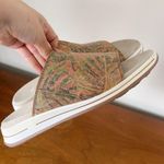 Ara • Onella Sport Slide mule sandals slip on leather comfort palm leaf print Orange Size 7 Photo 6