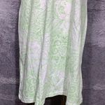 Nautica Women’s Green White Floral Print Cotton Sleep Shirt Dress Size Medium NW Photo 2