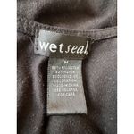 Wet Seal Vintage y2k  Bohemian Rainbow Black Crop Tank Size Medium Photo 2