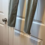 Hollister Super Skinny Cargo Jeans Distressed Khaki Green Raw Hem Sz 15/32 # Photo 5