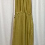 Free People Beach Light Yellow Sunrise Pinafore Jumper Sz.XS NWT Photo 10