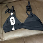 Old Navy Bikini Top - Women's XS - Black Lace-Up Photo 5