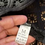 Bohemian Black Lace Cropped Bralette M Size M Photo 8