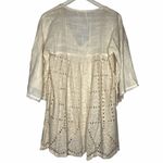 Free People  Summer Lovin Boho Chic Cream Top Small Photo 3