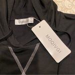 NWT Moqivgi Women’s Black Hoodie Shirt Size XL Photo 1