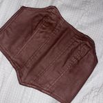 Edikted Luna Faux Leather Stretch Corset Top Photo 4