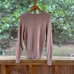 COS Women's Tan Cotton And Yak Pullover Sweater Size XS Photo 1