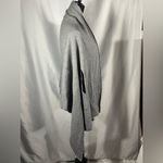 Chico's  Women’s Reversible Floral Knit Ruana Wrap Coat Gray Shawl New with Tags Photo 7