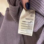 We The Free  Purple Ribbed Knit Juicy Longsleeve Cowl Neck Sweater Size Large NWT Photo 3