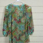 Anthropologie  Fig and Flower floral paisley blouse size S Photo 5