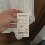 Athleta  Advantage Polo Top Quarter Zip Pullover in Bright White Size XL Photo 4