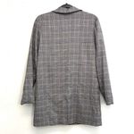 BB Dakota by Steve Madden Plaid Button Front Blazer Jacket Size Small Black Photo 7