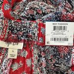 Style & Co X-Large Wide Leg Wrap Pants Floral Mid-Rise Tie Gauzy Elastic Waist Photo 6