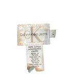 Calvin Klein  Blue 100% Cotton Collared Full Zip Denim Jean Jacket Women Sz L Photo 6