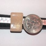 Size 6 Funky Retro Light Peach Shimmer Boho Ring Photo 5