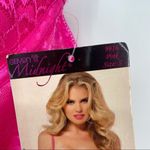 Seven Til’ Midnight‎ Lingerie Set Pink lace Garter & Thong small NWT Photo 1