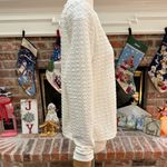 SheIn NWOT  Off White Long Sleeve Textured Crew Neck Sweater / XL Photo 3