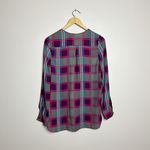 Pim + Larkin Plaid Blouse Size M EUC Photo 1
