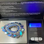 Vintage SARAH COVENTRY Juliana Delizza & Elster Blue Lagoon AB Crystal Brooch Photo 11