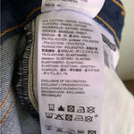 Levi's Wedgie Straight Western Fringe Pocket Jeans No Mans Land Sz 25 Photo 8